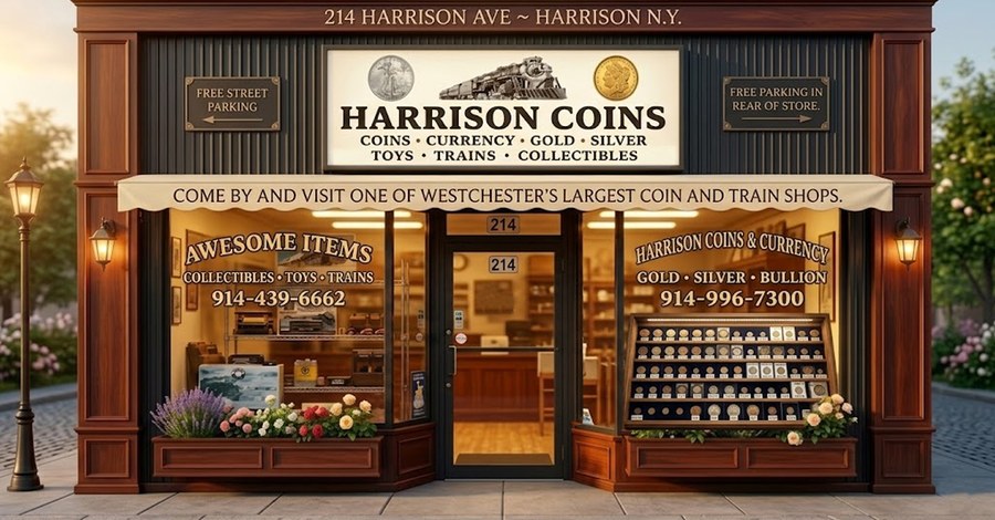 Harrison Coins shop interior