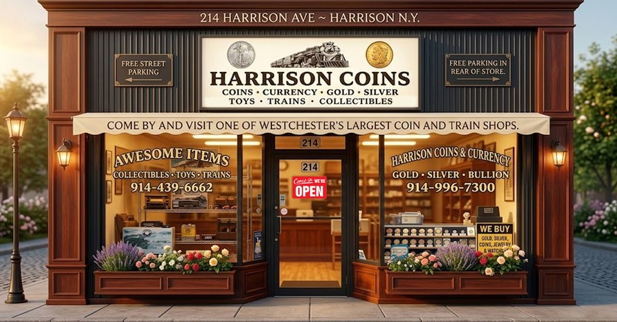 Harrison Coins storefront