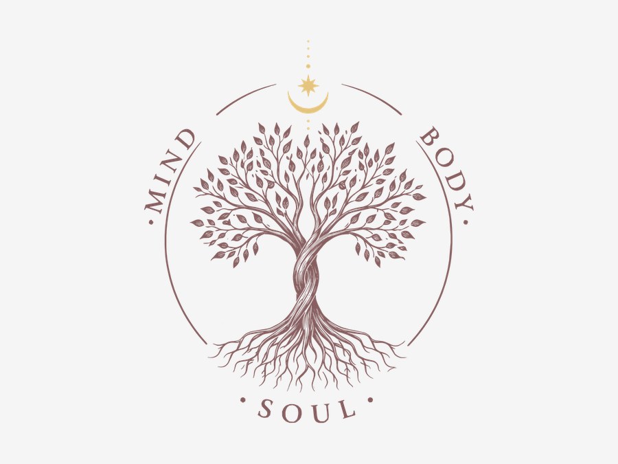 Mind Body Soul tree-of-life logo